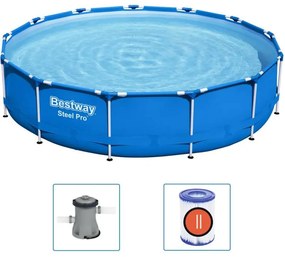 Telaio Piscina Steel Pro 396x84 cm Bestway