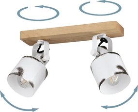 Eglo 43922 - Faretto KILBURN 2xE27/40W/230V