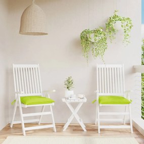 Cuscini Per Sedia 2 Pz Verde Intenso 40x40x7 Cm Tessuto Oxford /