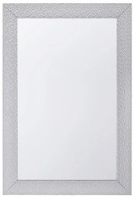 Specchio da parete in color argento 61 x 91 cm MERVENT Beliani