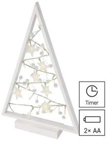 Decorazione natalizia LED 15xLED/2xAA albero