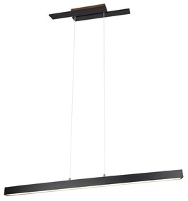 Lampadario LED finitura nero opaco Belfast Trio