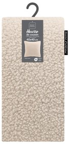 Federa decorativa in sherpa 40x40 cm Woolen – douceur d'intérieur