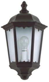 Applique Esterno Sawyer Alluminio Nero 1 Luce E27 Ip44