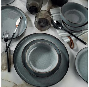 Set da tavola 18 pezzi blu/porcellana