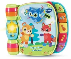 Libro interattivo per bambini Vtech Baby Super Enchanted Book of Baby Kitties Azzurro Multicolore