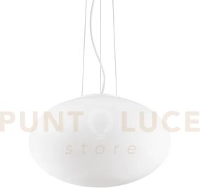 Candy lampadario sospenso in metallo e vetro 1 luce attacco e27 d.40cm