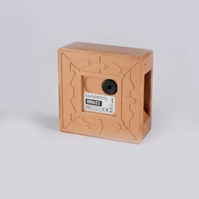 Brilagi - Applique da esterno a LED DOUBLERAY LED/6W/230V finitura effetto legno IP54