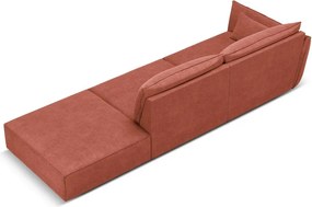 Divano angolare rosso Vanda - Mazzini Sofas