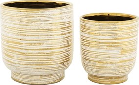 Porta Vasi Coppia Melody Cm Ø 23X24-17,5X19