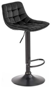 Sgabello bar 106x43 cm nero