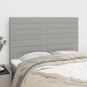 Testiere 4 Pz Grigio Chiaro 72x5x78/88 Cm İn Tessuto /