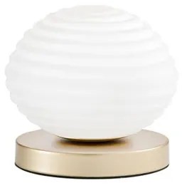 Lampada da tavolo I-RIPPLE-L18-ORO E27 LUCE AMBIENTE DESIGN