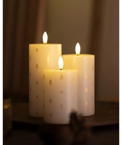 Candele LED in set da 3 (altezza 15 cm) Sille - Sirius