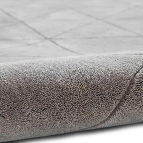 Tappeto di lana grigio, 150 x 230 cm Kasbah - Think Rugs