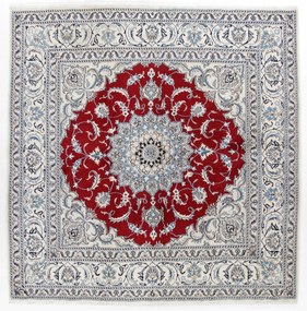 Nain Tappeto 200x200 (Iran) Annodato A Mano