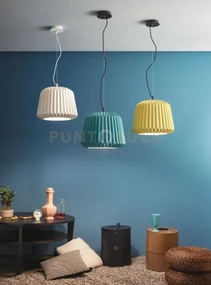 Lampadario in ceramica colorata plumcake so.plumcake-turch