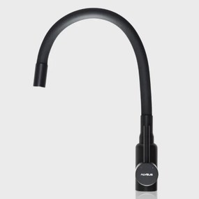 ALVEUS SETA23193 - Lavello da cucina ATROX + miscelatore MINTAS 34 cm granito/nero