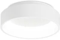 Plafoniera Moderna Ziggy Metallo Bianco Led 22W 3000K Luce Calda