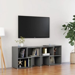 Mobile tv grigio 104x30x52 cm in truciolato