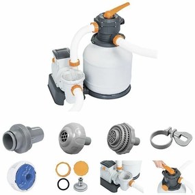 Bestway - 58499 pompa a sabbia filtraggio piscine fuori terra con timer 8.327 l/h