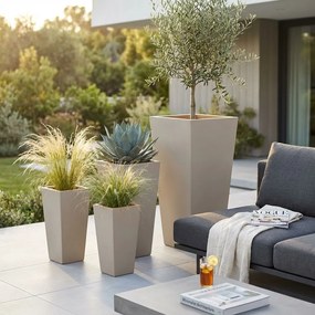 MARGHE - set di 4 vasi da giardino