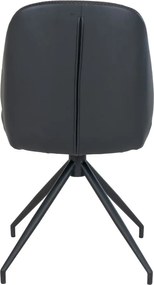 Sedie da pranzo nere in un set di 2 Monte - House Nordic