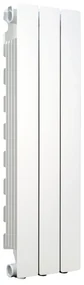 Radiatore acqua calda PRODIGE MODERN in alluminio, 3 elementi, interasse 800 mm, bianco