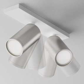 Maytoni C051CL-U-2WS - Faretto FOCUS 2xGU10/10W/230V cromo/bianco