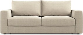Divano letto Grena 3 posti con contenitore in tessuto – 205×100×90 cm