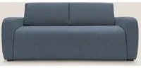 Divano Letto 3 Posti 195x93x100 cm in Tessuto Blu