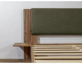 Letto matrimoniale verde con rete inclusa 160x200 cm Lior – Bobochic Paris