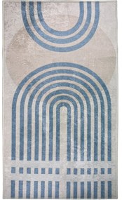 Tappeto blu/grigio 230x160 cm - Vitaus