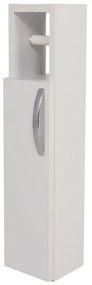 Mobiletto con porta carta igienica STAR 65x15 cm bianco