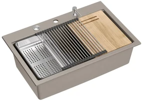 Lavello in granito MARC 110 WORKSTATION Beige