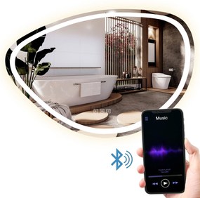 Specchio LED 70x100cm FOG