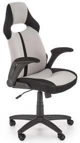 Sedia da ufficio BOB nera/grigia