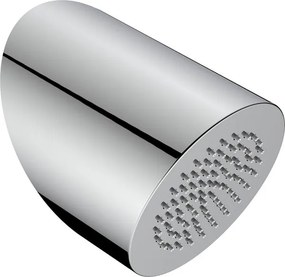 Soffione doccia Delfi Tondo in inox cromato anticalcare 1 getto
