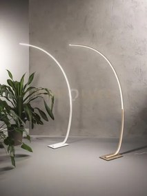 Piantana a led 3000k 1500lm 30w keep oro dimmerabile h.200cm
