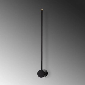 Lampada da parete a LED nera ø 7 cm Sword - Opviq lights
