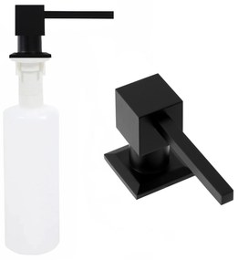 Dispenser sapone lavello detersivo Rea Black   square 322103