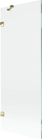 Mexen Lunar Paravento doccia a 1 anta 70 x 150 cm, trasparente, dorato - 897-070-000-50-00