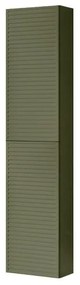 Colonna per mobile bagno Pixel 2 ante P 27 x L 30 x H 160 cm laccato opaco verde salvia