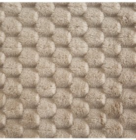 Coperta Cindy6 con effetto 3D beige