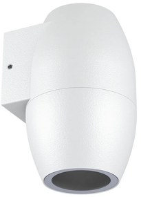 Applique Ovale Monodirezionale IP65 GU10 per esterni - Bianca