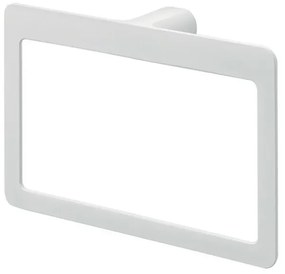 Portasalviette ad anello ottone bianco opaco Gedy serie Pirenei