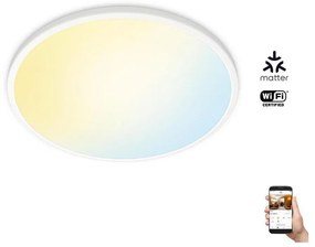 WiZ - Plafoniera LED dimmerabile SUPERSLIM LED/22W/230V Wi-Fi bianco