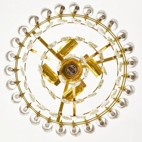 Brilagi - Lampadario a catena ECLIPSE 5xE14/10W/230V Ø 38 cm oro