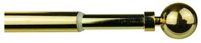 Kit bastone per tenda estensibile da 70 a 120 cm Mini in ferro verniciato oro Ø 12 mm INSPIRE