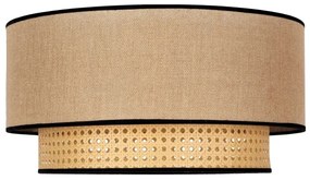 Duolla - Plafoniera BOHO 1xE27/15W/230V diametro 45 cm beige/rattan